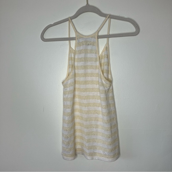 NWT Madewell Hi-Line lace striped cami tank top S - Picture 3 of 5